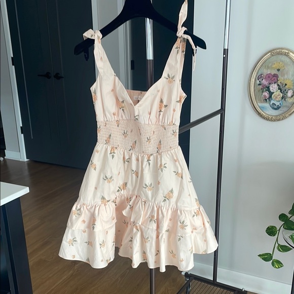 Backyard Roses super cute summer sun dress size XS - Picture 1 of 6